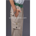 new design boy khaki canvas pants